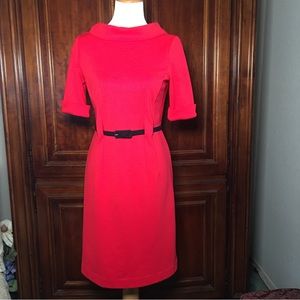 Adrienne Vittadini Red Midi Dress